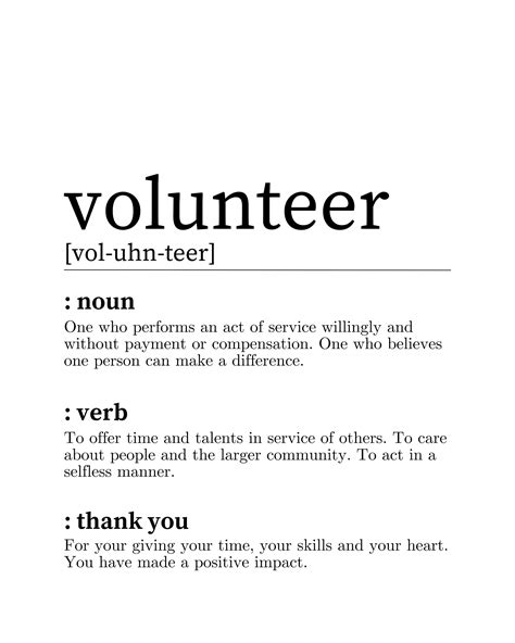 definition for volunteered.